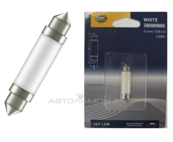 Fest 41 12V-LED (SV8,5) 4000K 1,0W T10,5 Retrofit(��.1��.) 8GL 178 560-571