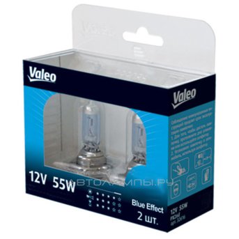 HB4 12V- 51W (P22d) (белый свет-голуб.оттен.) Blue Effect (к.уп.2шт.) 32622