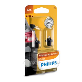 BAX 12V-1,2W (BAX8.3s/1.35) Black (блистер 2шт.) 12597B2